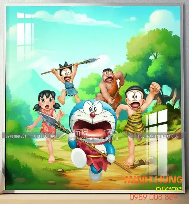 Tranh treo tường doreamon