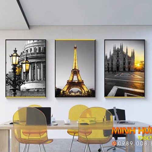 Tranh bộ phong cảnh Paris TNP266