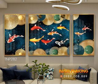 Tranh Cửu Ngư Quần Hội