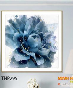 Tranh đóa hoa hồng xanh TNP295
