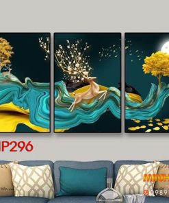 Tranh chú hươu nghệ thuật TNP296