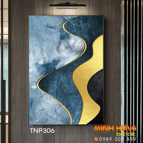 Tranh trừu tượng sóng TNP306