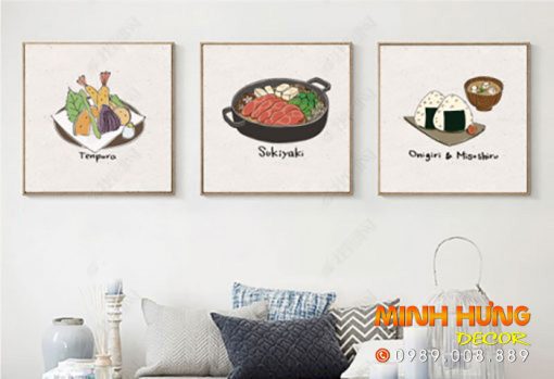 Tranh món ăn Nhật Bản TNB001