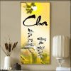 Tranh thư pháp chữ cha 001TTP