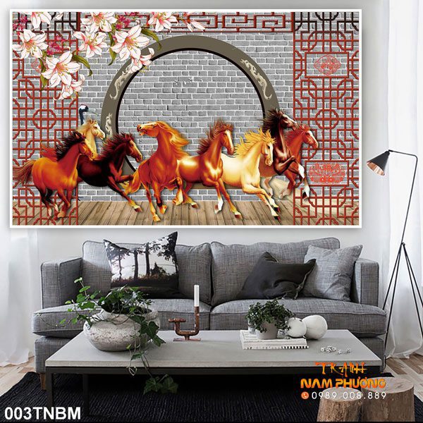 tranh treo tường mã đáo thành công 003TNBM