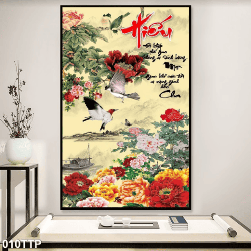 Tranh thư pháp chữ hiếu 010TTP