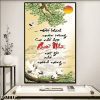 Tranh thư pháp quê nhà và tùng hạc 017TTP
