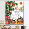 Tranh thư pháp về cội nguồn 020TTP