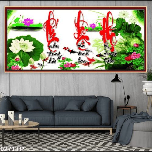 Tranh thư pháp phúc lộc thọ 027TTP