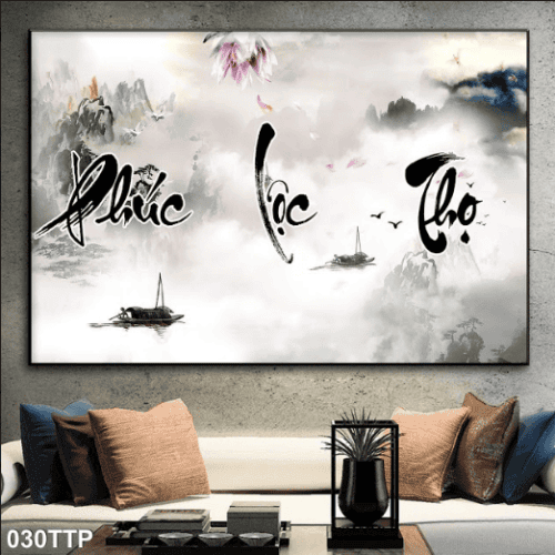Tranh phúc lộc thọ đẹp 030TTP