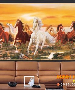 Tranh mã đáo thành công treo tường 040TNBM