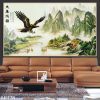 Tranh cảnh đẹp đại bàng tung cánh 040TTN