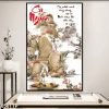 Tranh thư pháp về cội nguồn 050TTP
