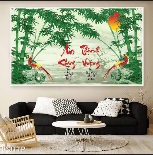 Tranh thư pháp cực đẹp 063TTP
