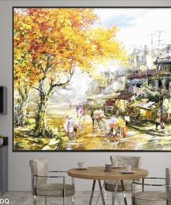 Tranh phong cảnh mùa thu 134TDQ