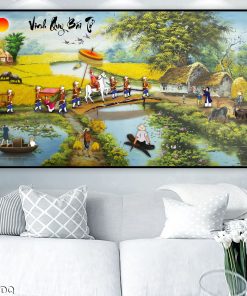 Tranh quan trạng về thăm làng 139TDQ