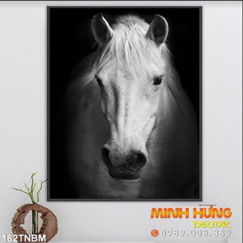 Tranh treo tường hình con ngựa 162TNBM