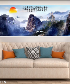 Tranh phong cảnh núi non hùng vĩ 317TTN