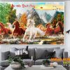 Tranh bát mã truy phong treo tường 365TNBM