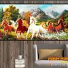 Tranh bát mã treo tường đẹp 366TNBM