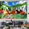 Tranh bát mã và thác nước 409TNBM