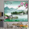 Tranh treo tường sông núi đẹp 415TTN