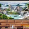 Tranh thác nước phong thủy đẹp 433TTN