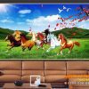 Tranh ngựa chạy trên đồng cỏ 441TNBM