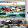 Tranh ngựa chạy dưới nước 501TNBM