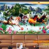 Tranh treo tường bát mã 520TNBM