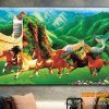 Tranh bát mã đẹp 566TNBM