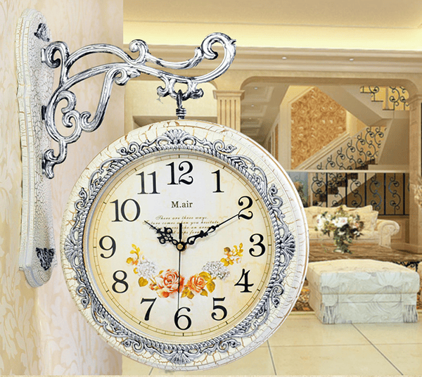 Đồng hồ treo tường hai mặt tại tphcm Điểm nhấn ấn tượng cho không gian từ chiếc đồng hồ 2 mặt