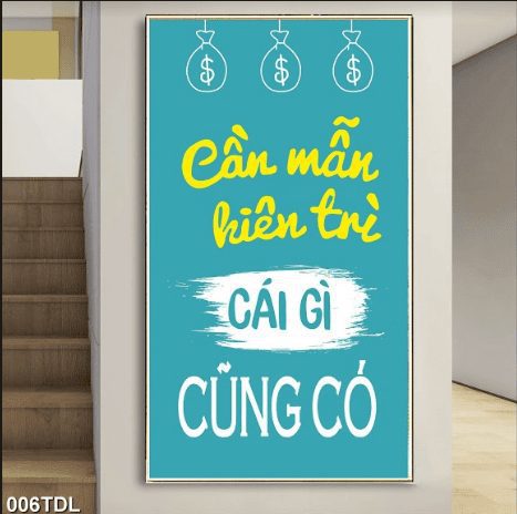 Tranh động lực về sự nổ lực 006TDL