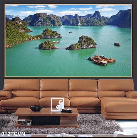 Tranh phong cảnh Vịnh Hạ Long 012TCVN