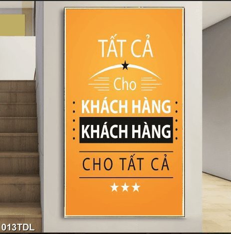 Tranh động lực về khách hàng 013TDl