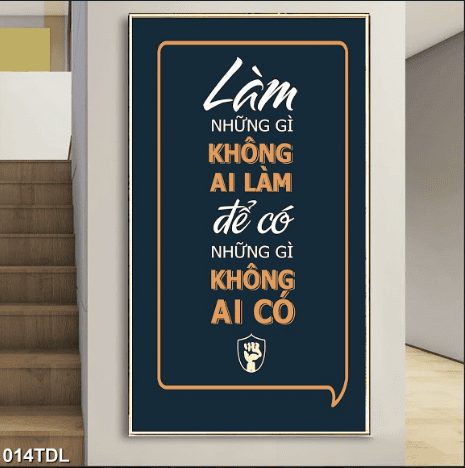 Tranh động lực ý nghĩa 014TDL