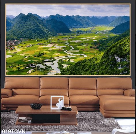 Tranh phong cảnh đồng bằng 019TCVN