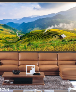 Tranh cảnh đẹp ruộng bậc thang 021TCVN
