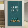 Tranh động lực về sự chịu khó 021TDL