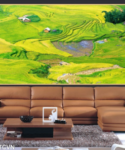 Tranh những thửa ruộng bậc thang đẹp 022TCVN