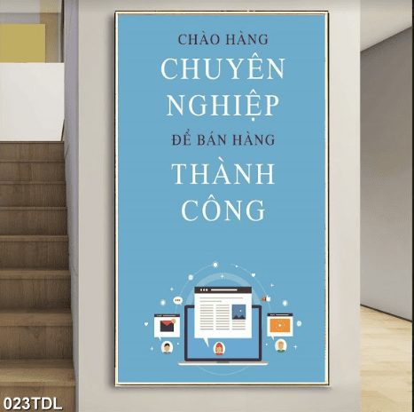 Tranh cách bán hàng chuyên nghiệp 023TDL