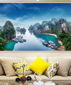 Tranh cảnh đẹp Đảo Đá 027TCVN