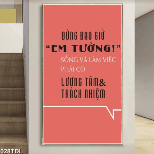 Tranh lương tâm và trách nhiêm 028TDL