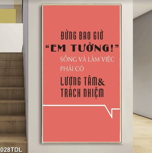 Tranh lương tâm và trách nhiêm 028TDL