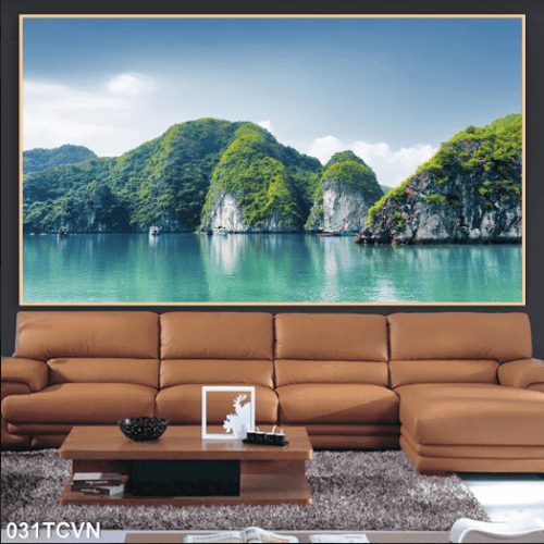 Tranh cảnh đẹp Quảng Ninh 031TCVN
