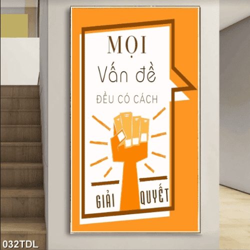 Tranh động lực về ý chí 032TDL