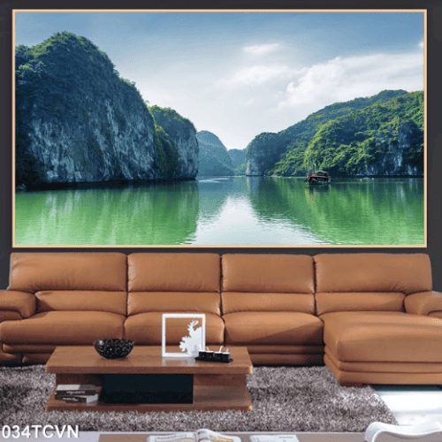 Tranh cảnh đẹp Hạ Long 034TCVN