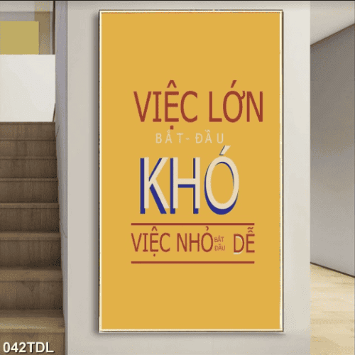 Tranh động lực về công việc 042TDL