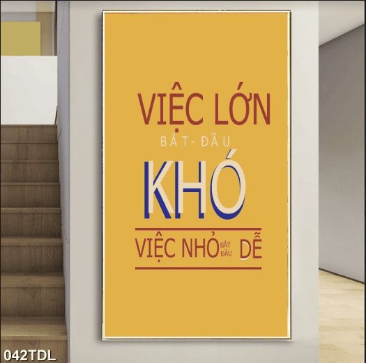 Tranh động lực về công việc 042TDL