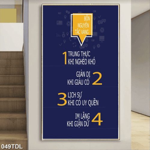 Tranh về cuộc sống ý nghĩa 049TDL